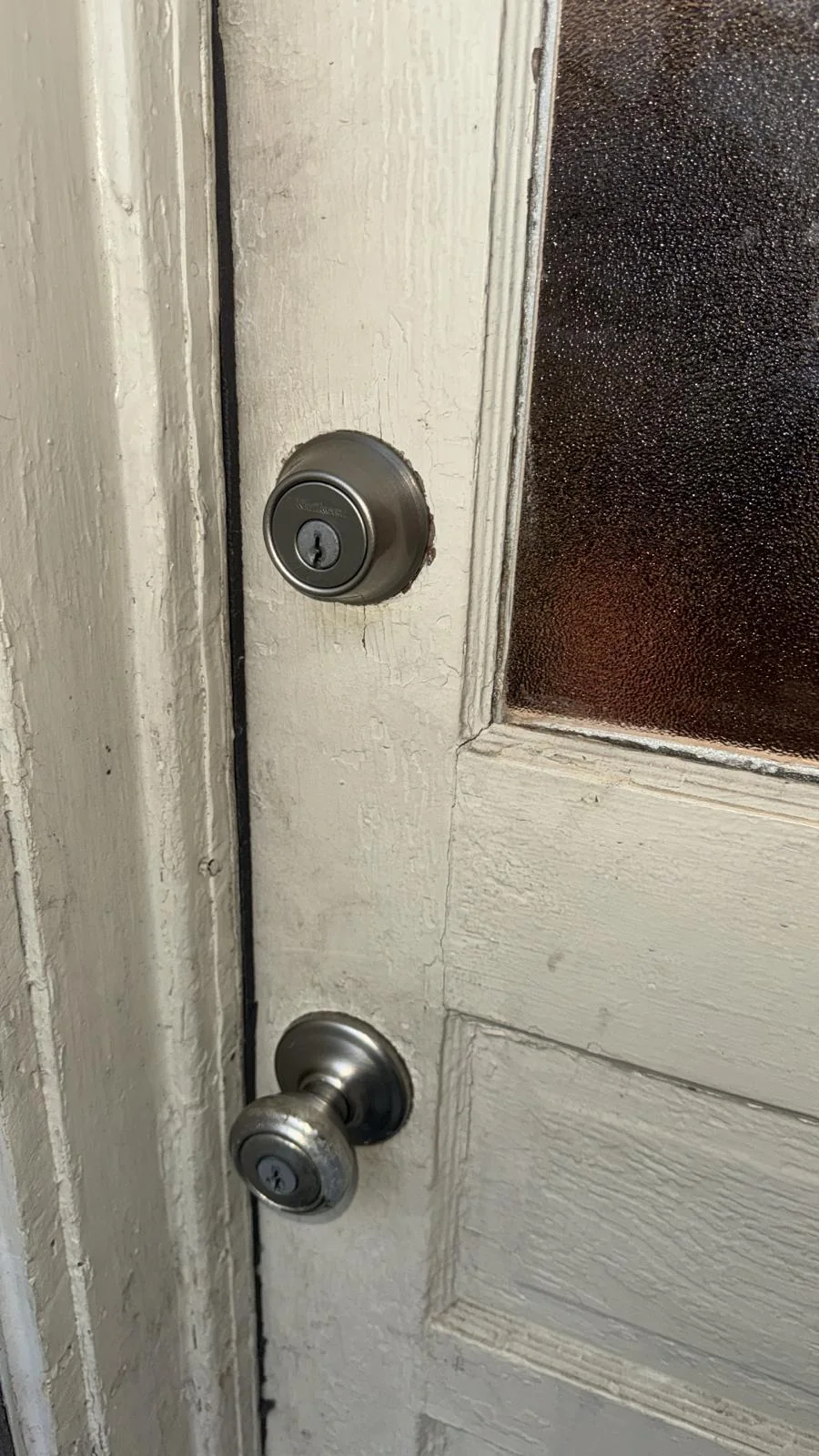 residential exterior locks prepared for rekeying, real company service photo 5